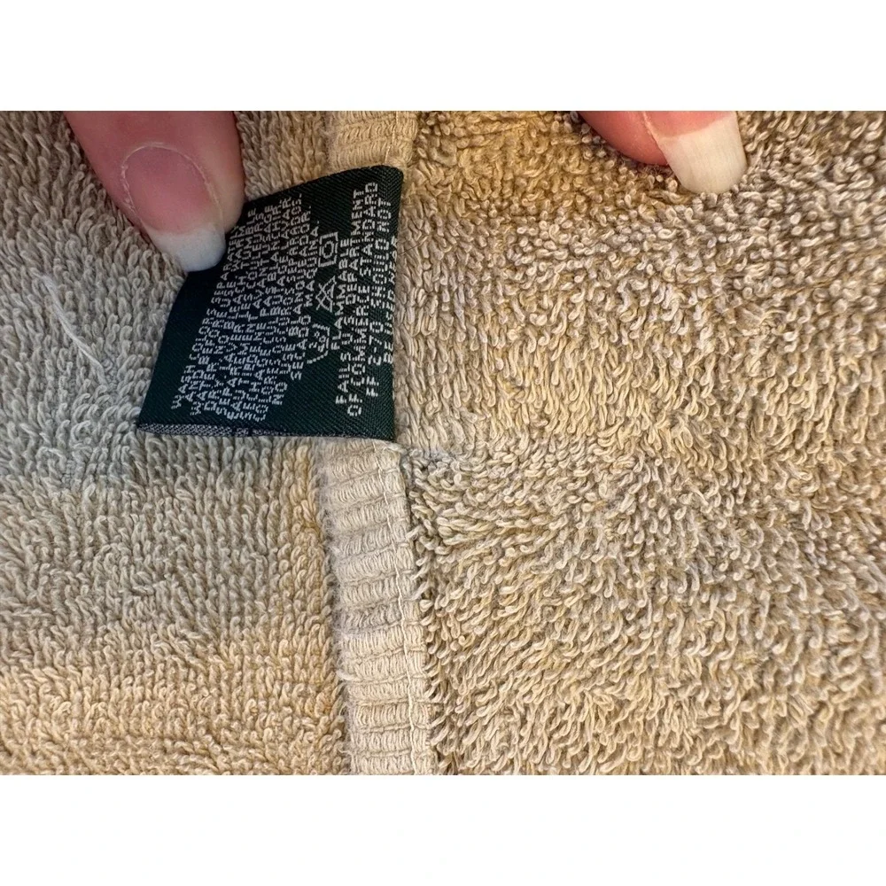 Lauren Ralph Lauren hundred percent‎ cotton Tan hand towel